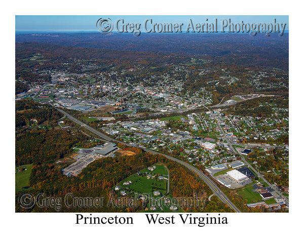 Aerial Photo of Princeton, West Virginia