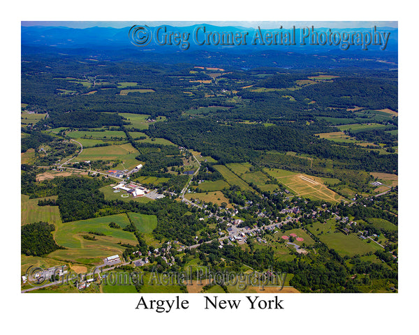 Aerial Photo of Argyle, New York