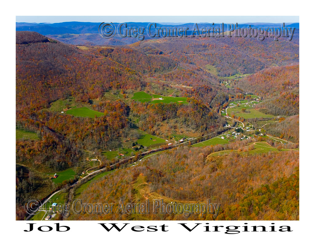 Aerial Photo of Job, West Virginia