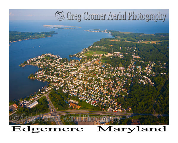 Aerial Photo of Edgemere, Maryland