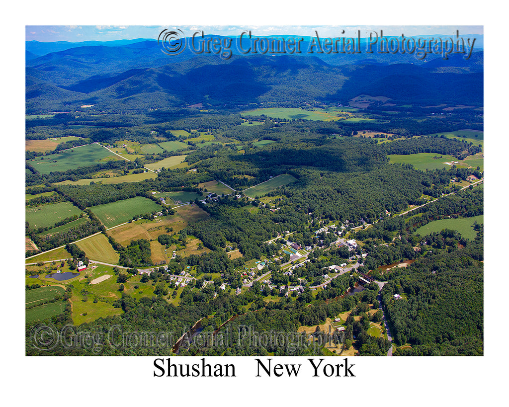 Aerial Photo of Shushan, New York