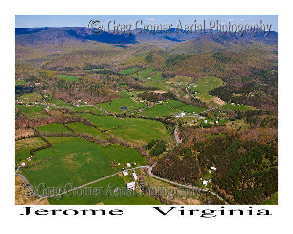 Aerial Photo of Jerome, Virginia