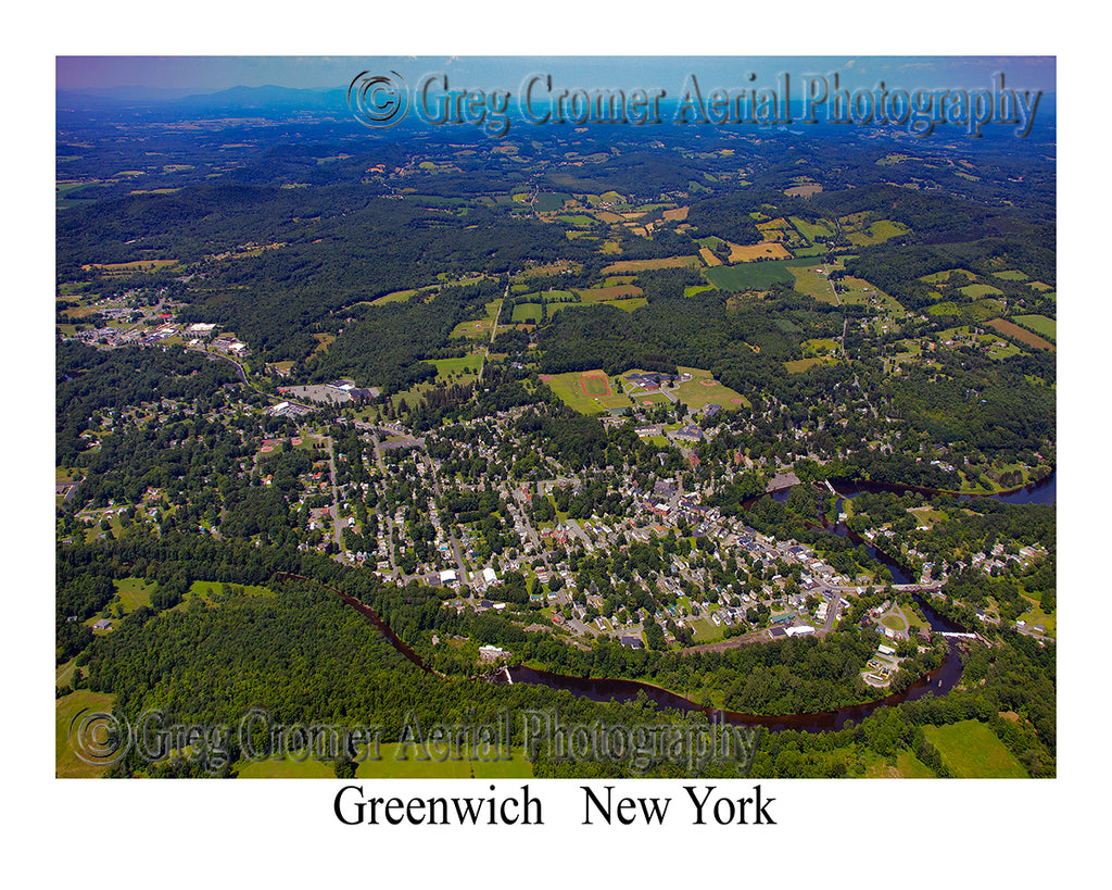 Aerial Photo of Greenwich, New York