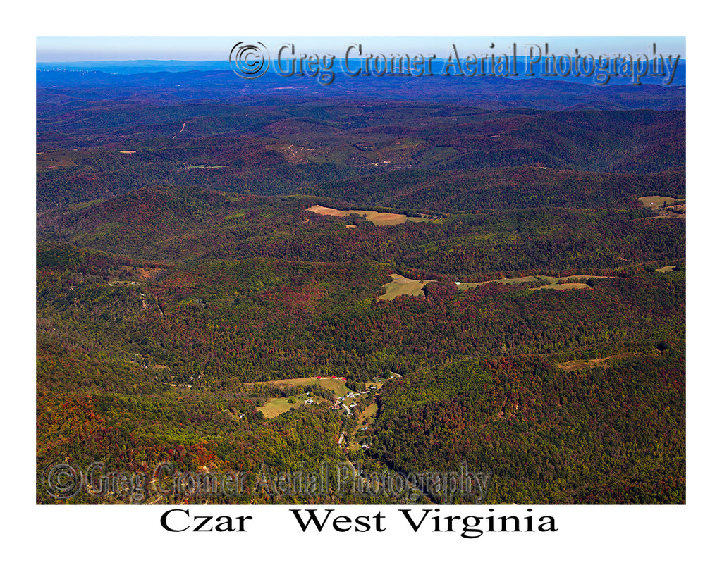 Aerial Photo of Czar, West Virginia