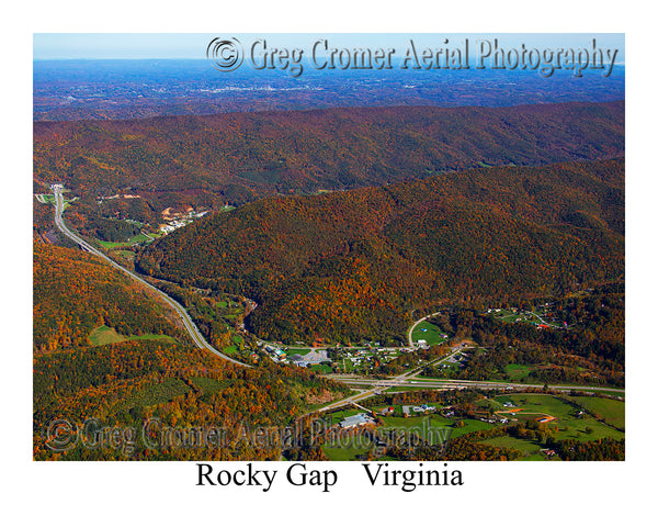 Aerial Photo of Rocky Gap, Virginia