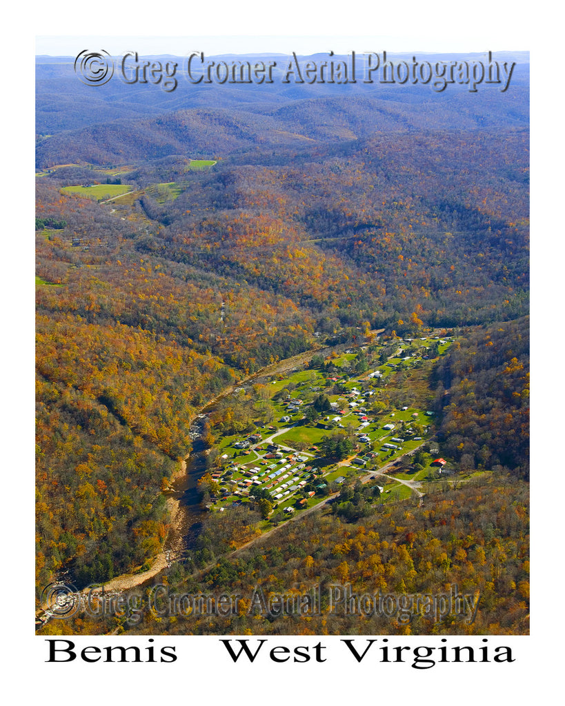 Aerial Photo of Bemis, West Virginia