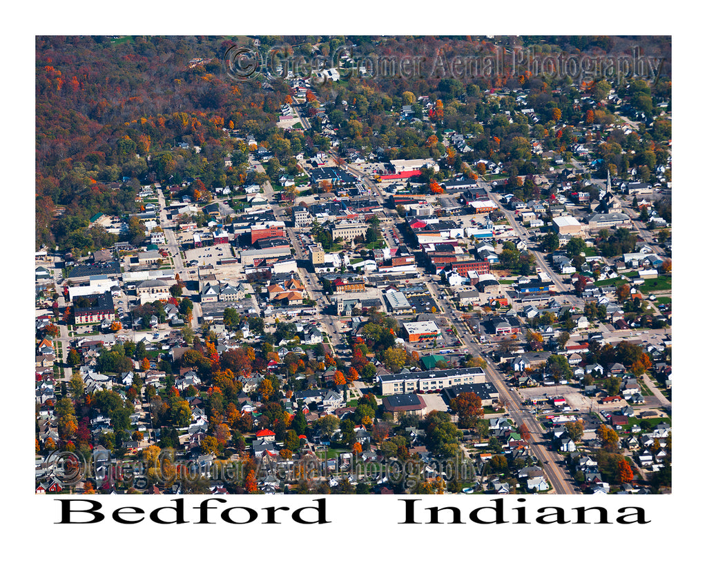 Aerial Photo of Bedford, Indiana