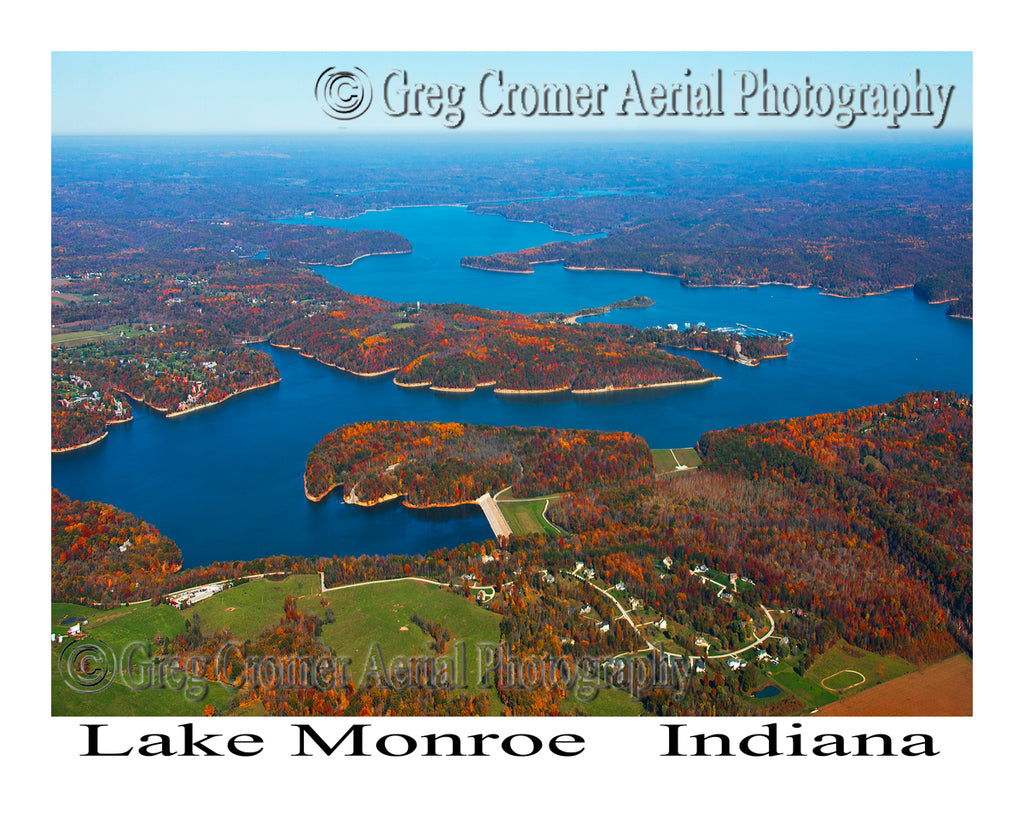 Aerial Photo of Lake Monroe, Indiana