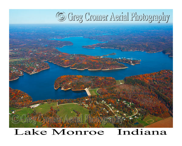 Aerial Photo of Lake Monroe, Indiana