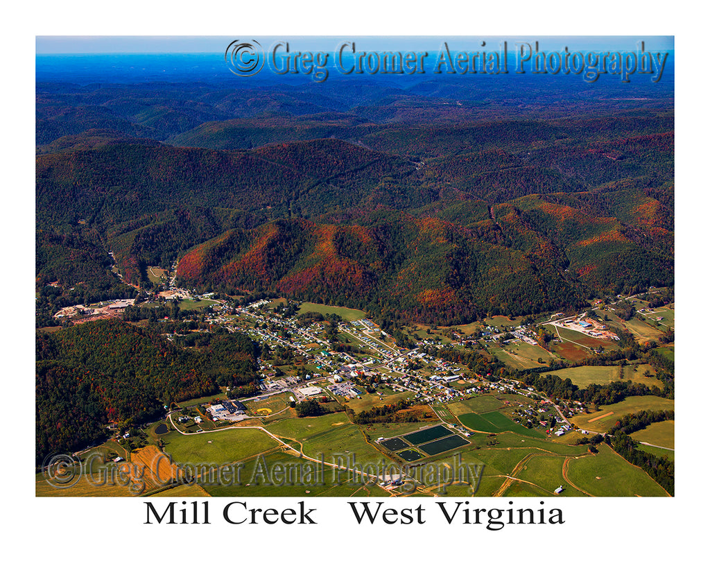 Aerial Photo of Mill Creek, West Virginia