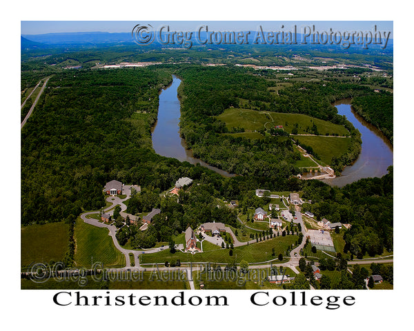 Aerial Photo of Christendom College - Front Royal, Virginia