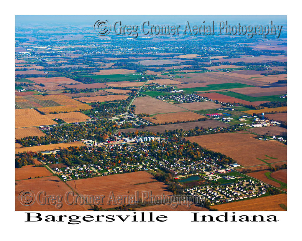 Aerial Photo of Bargersville, Indiana