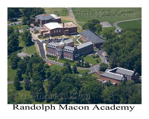 Aerial Photo of Randolph Macon Academy - Front Royal, Virginia