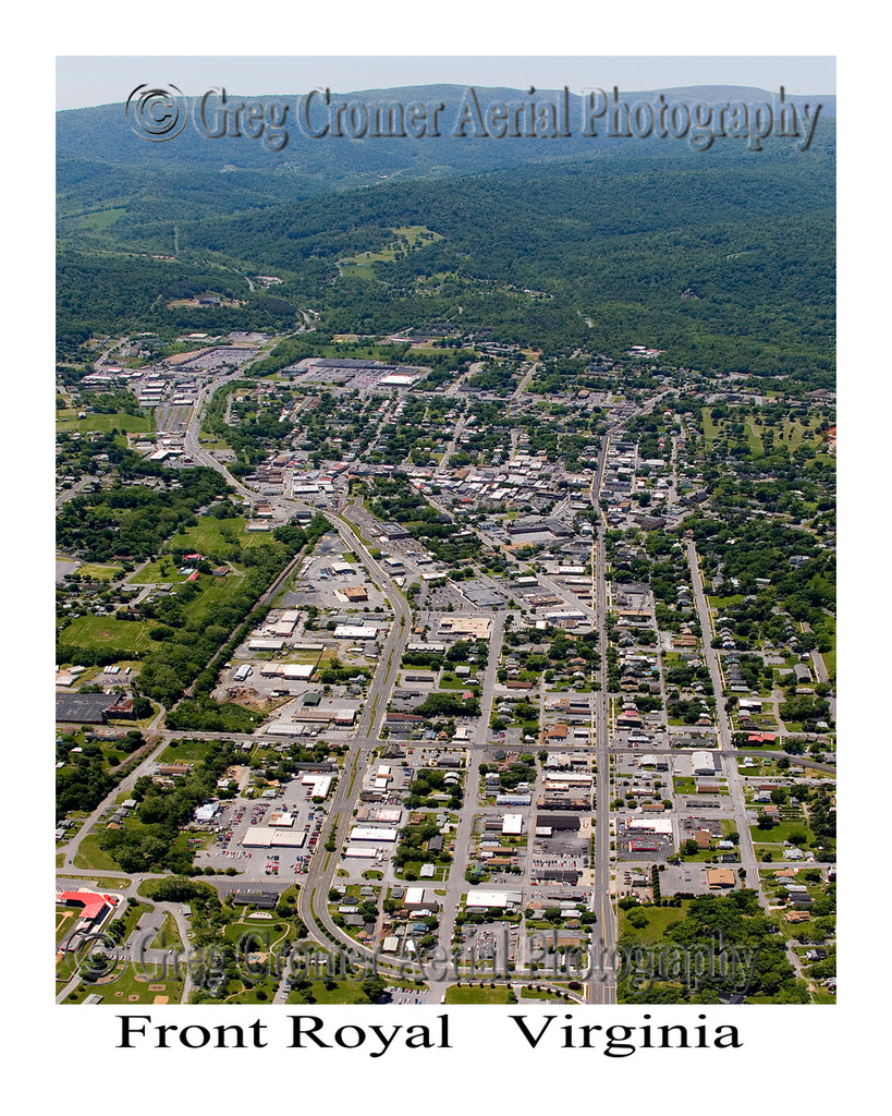 Aerial Photo of Front Royal, Virginia