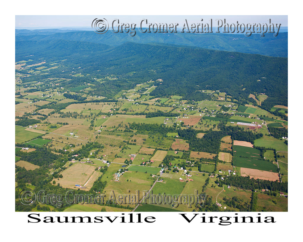 Aerial Photo of Saumsville, Virginia