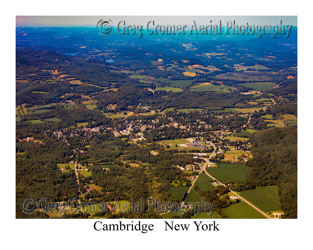 Aerial Photo of Cambridge, New York