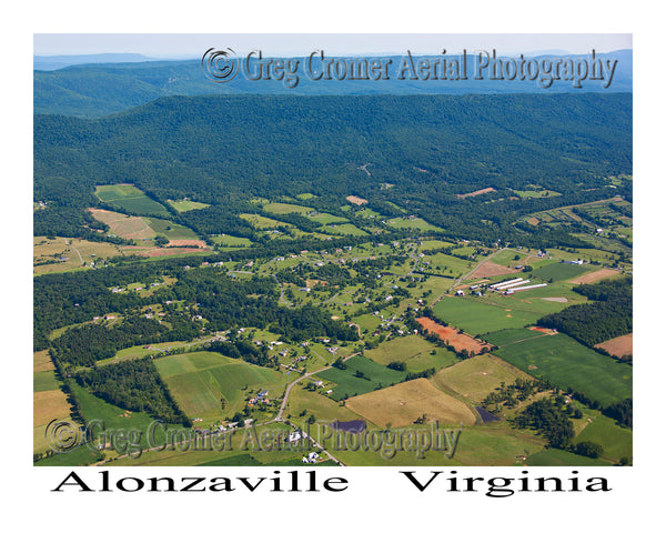 Aerial Photo of Alonzaville, Virginia