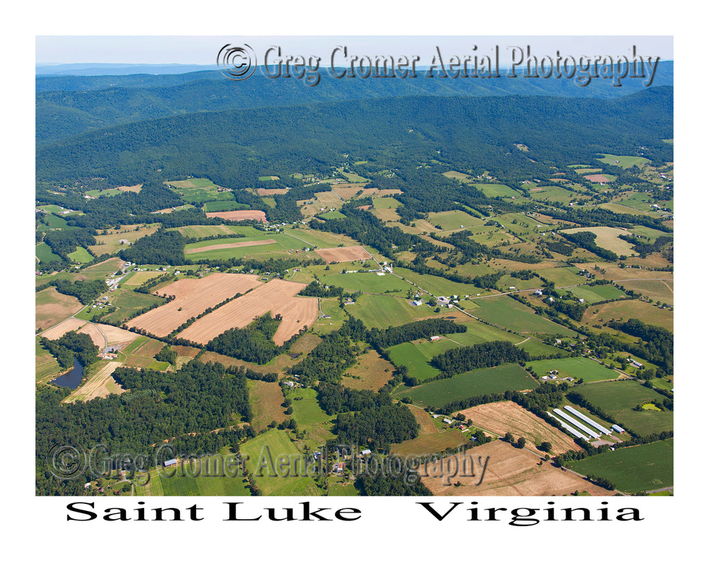 Aerial Photo of St. Luke, Virginia
