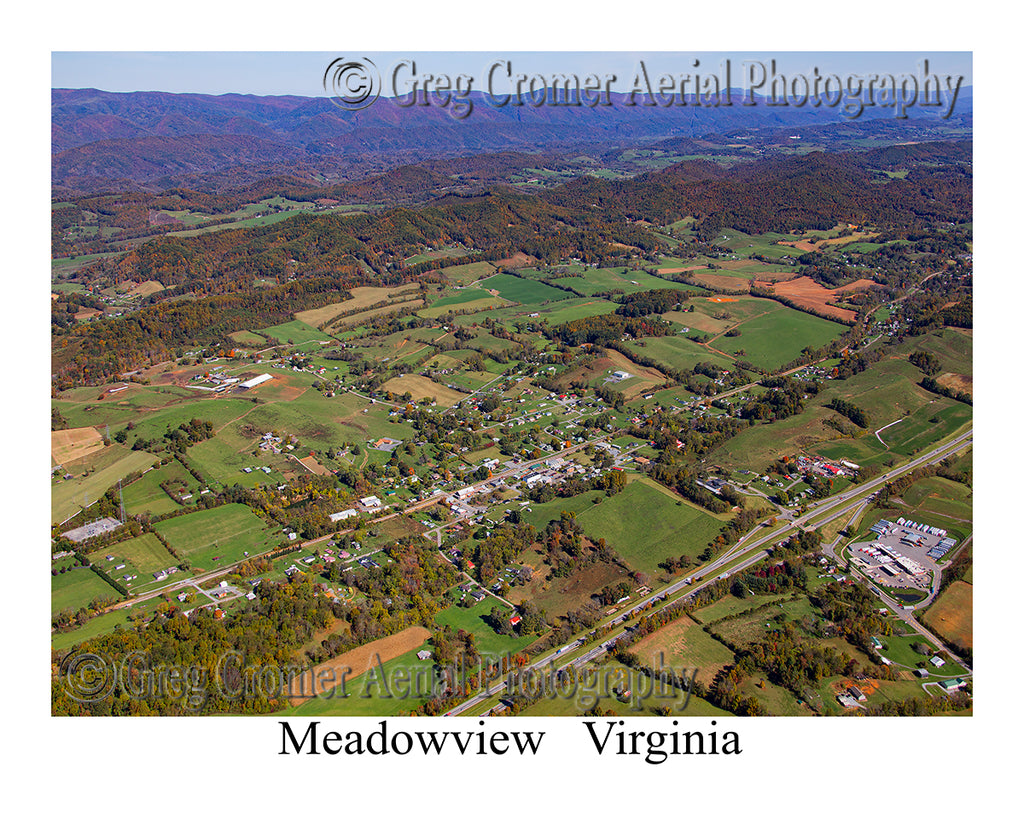 Aerial Photo of Meadowview, Virginia