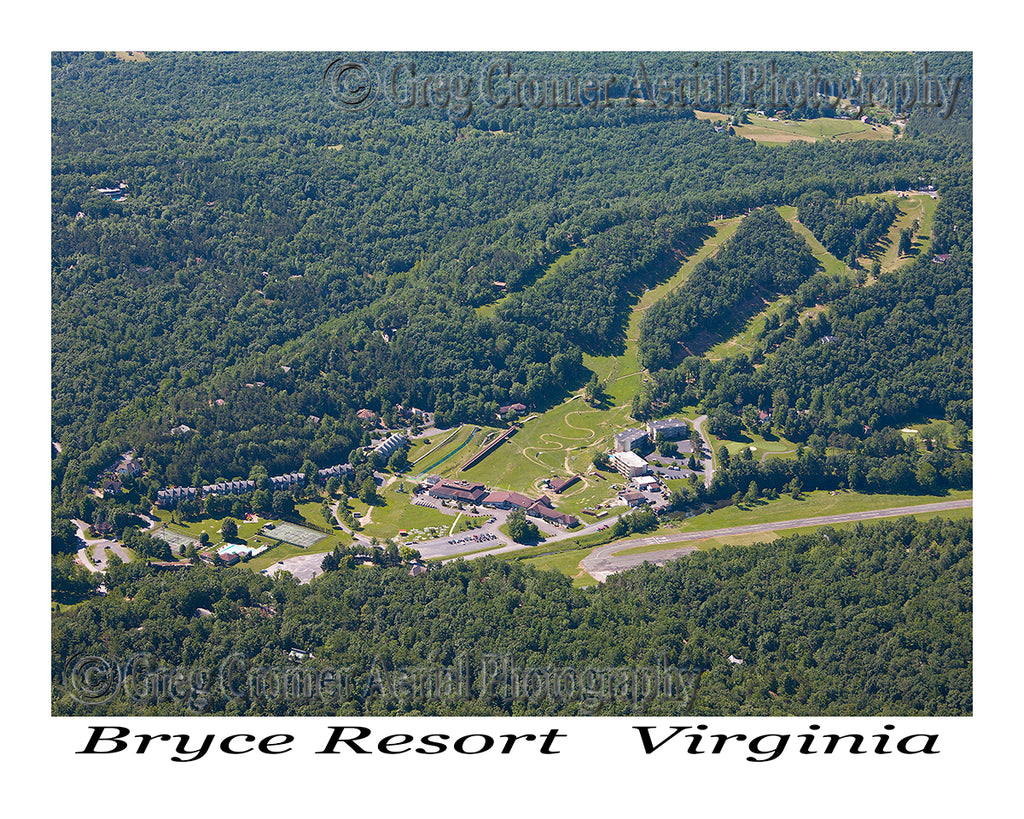 Aerial Photo of Bryce Resort - Bayse, Virginia
