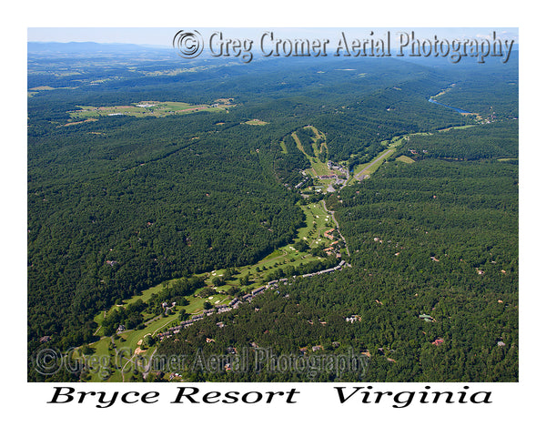 Aerial Photo of Bryce Resort - Bayse, Virginia