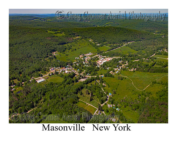 Aerial Photo of Masonville, New York