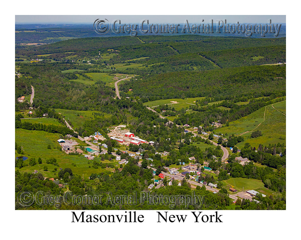 Aerial Photo of Masonville, New York