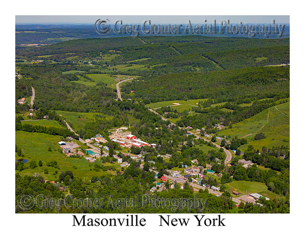 Aerial Photo of Masonville, New York