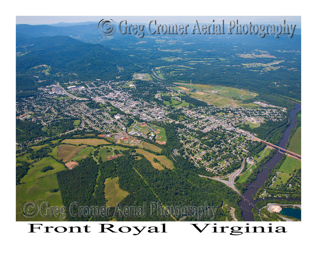 Aerial Photo of Front Royal, Virginia