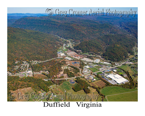 Aerial Photo of Duffield, Virginia