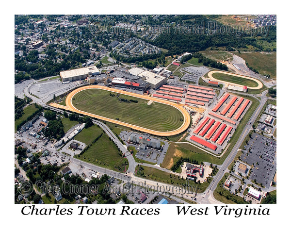 Aerial Photo of Charles Town Races, West Virginia