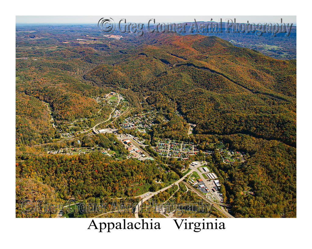 Aerial Photo of Appalachia, Virginia