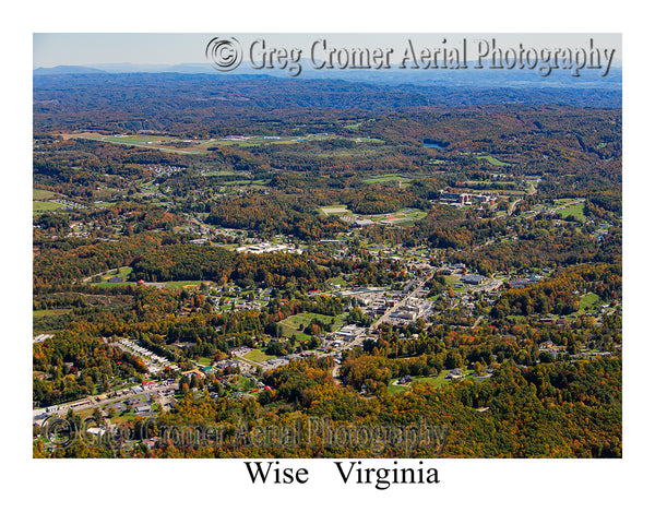 Aerial Photo of Wise, Virginia