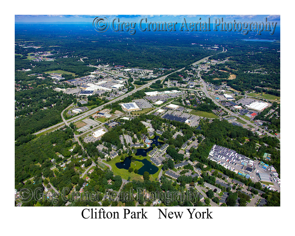 Aerial Photo of Clifton Park, New York
