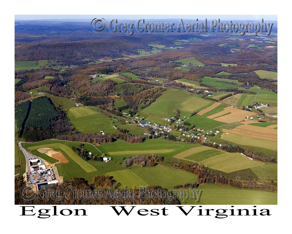 Aerial Photo of Eglon, West Virginia
