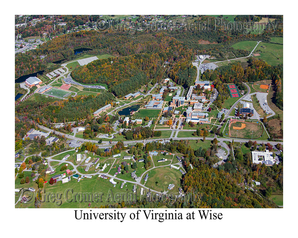 Aerial Photo of University of Virginia at Wise - Wise, Virginia
