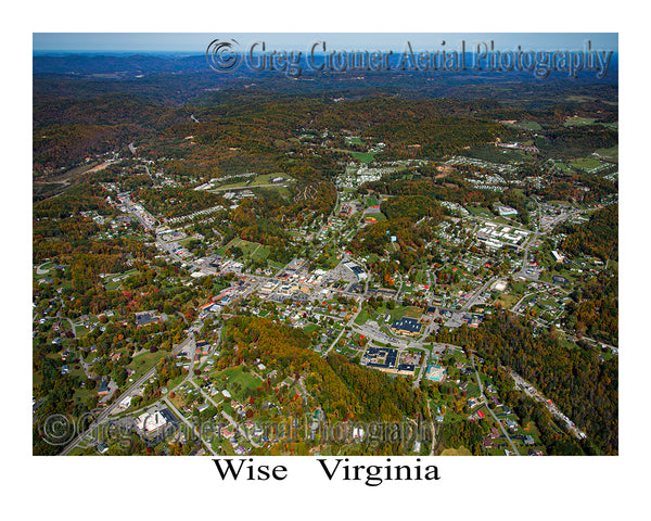 Aerial Photo of Wise, Virginia