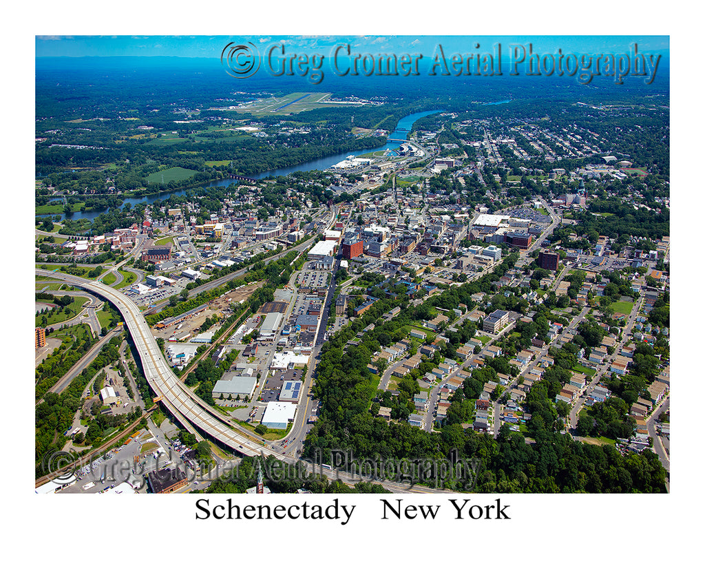 Aerial Photo of Schenectady, New York