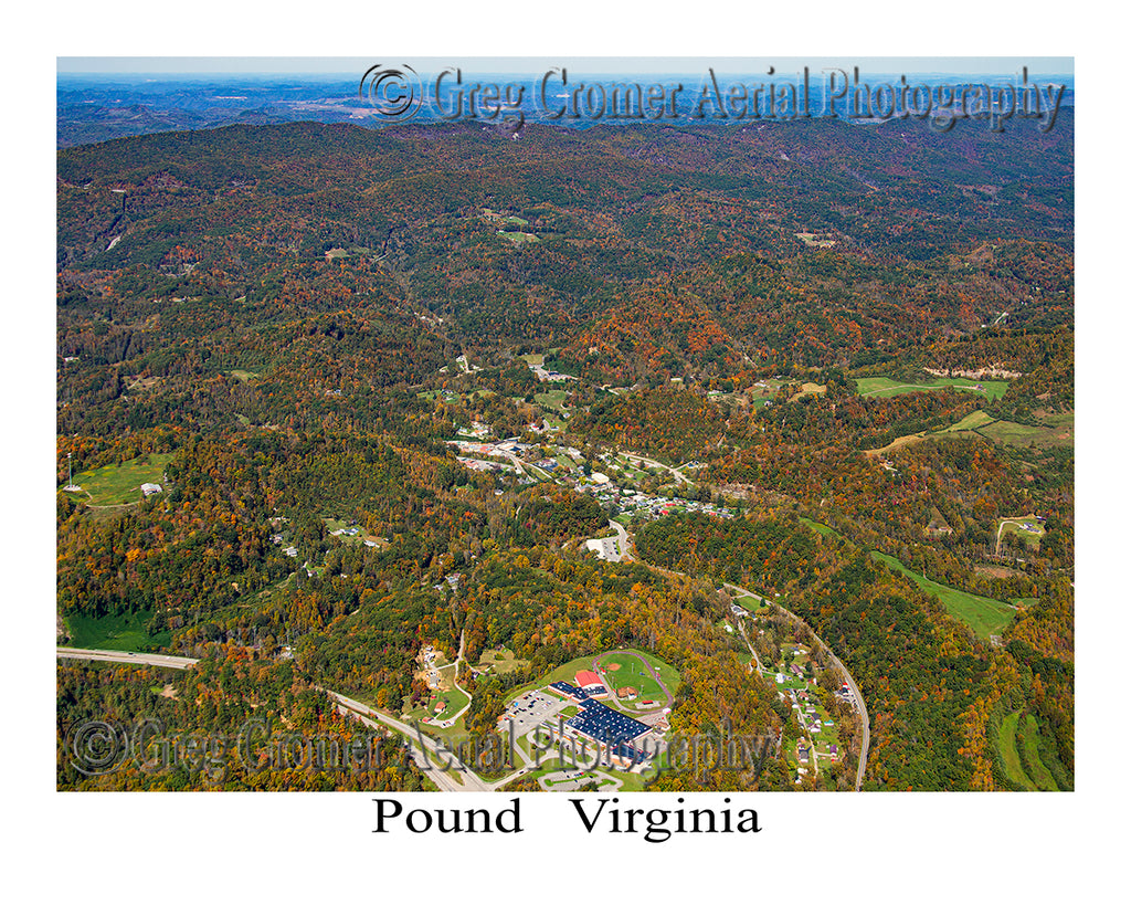 Aerial Photo of Pound, Virginia