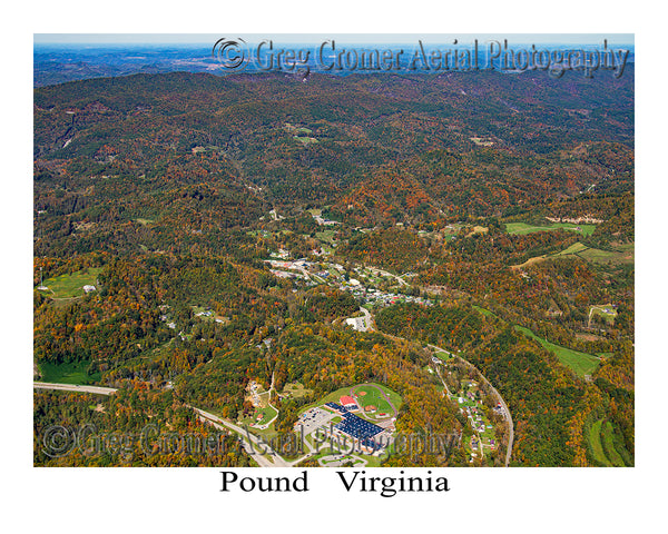 Aerial Photo of Pound, Virginia