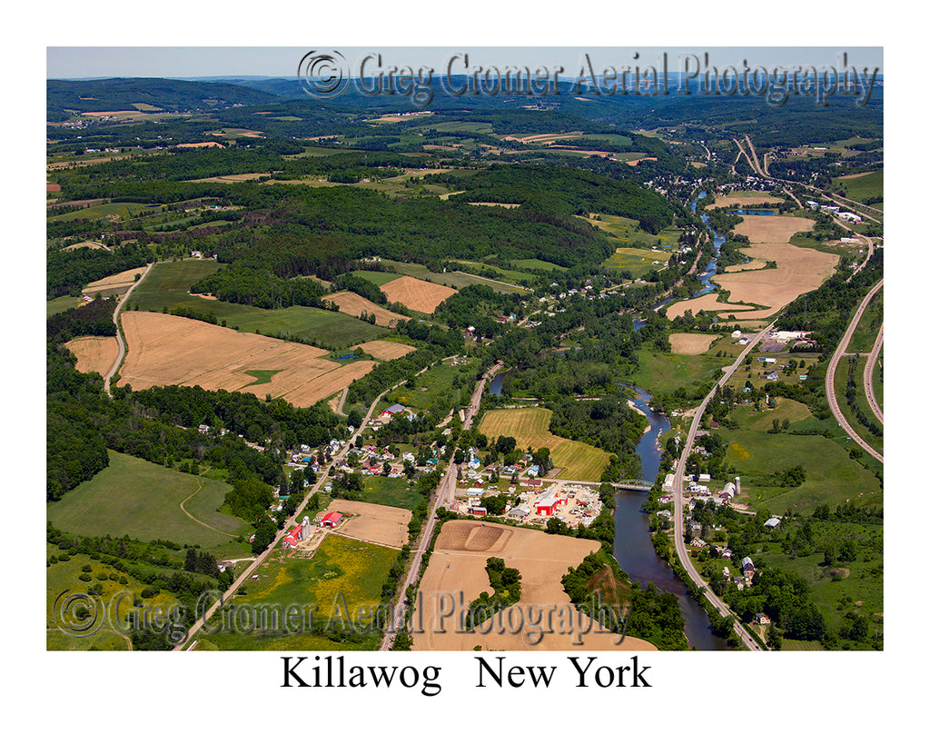 Aerial Photo of Killawog, New York