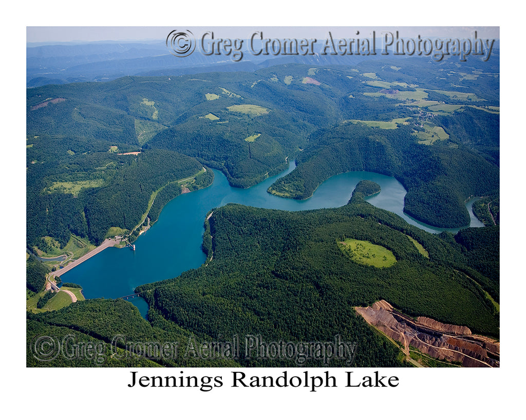 Aerial Photo of Jennings Randolph Lake, Maryland