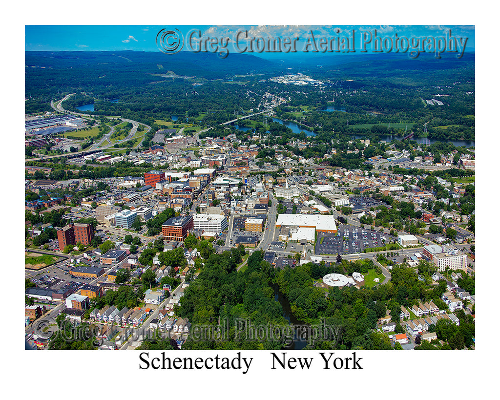 Aerial Photo of Schenectady, New York