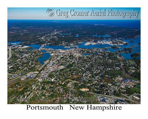 Aerial Photo of Portsmouth, New Hampshire
