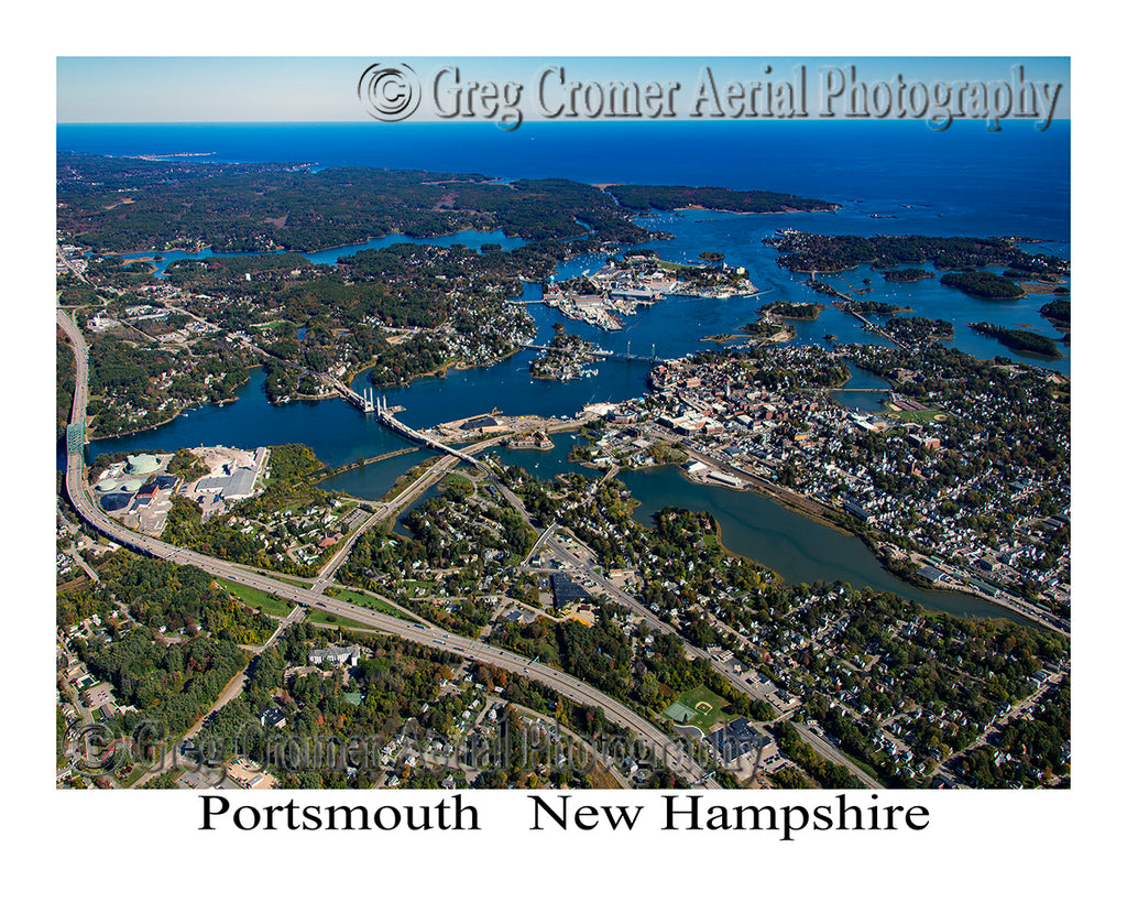Aerial Photo of Portsmouth, New Hampshire