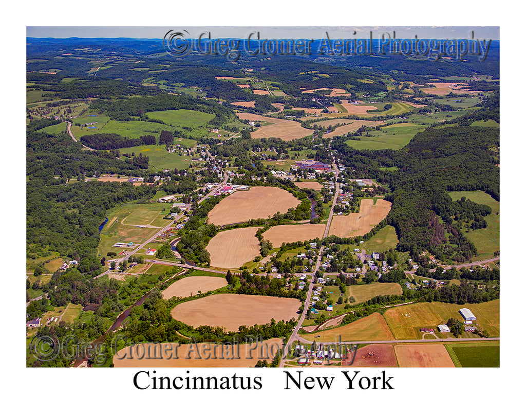 Aerial Photo of Cincinnatus, New York