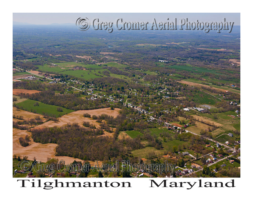 Aerial Photo of Tilghmanton, Maryland