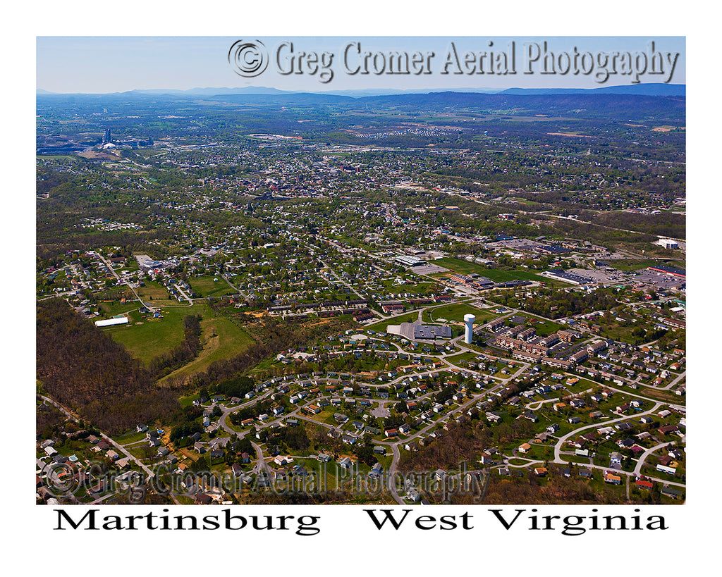 Aerial Photo of Martinsburg, West Virginia