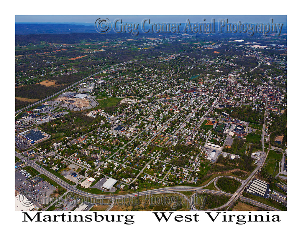 Aerial Photo of Martinsburg, West Virginia