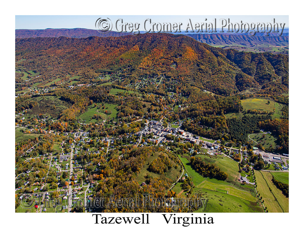 Aerial Photo of Tazewell, Virginia